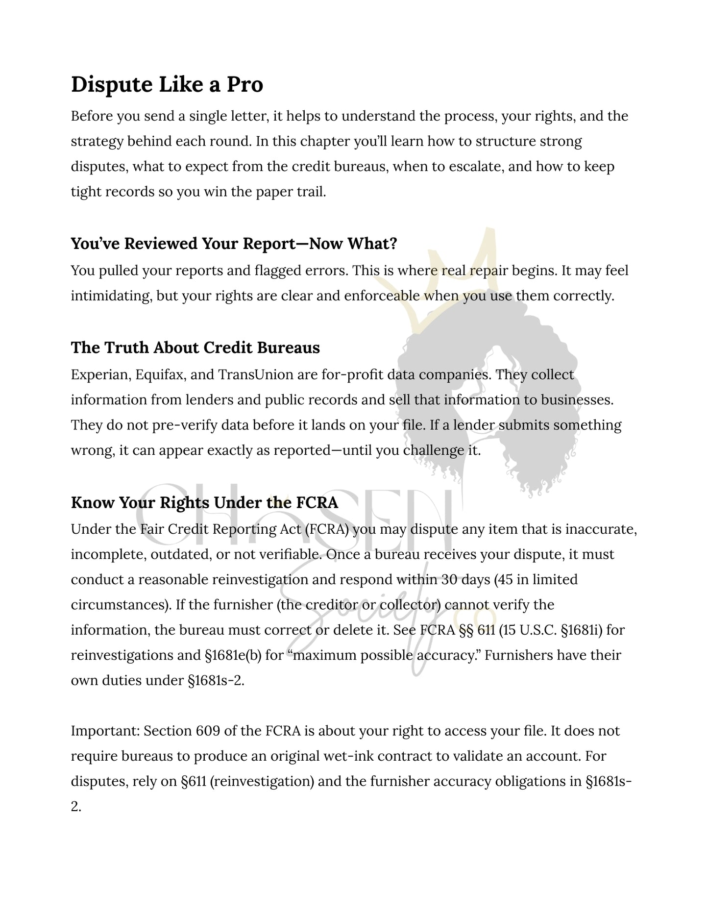 Your Credit Comeback Blueprint + Dispute Letter Toolkit
