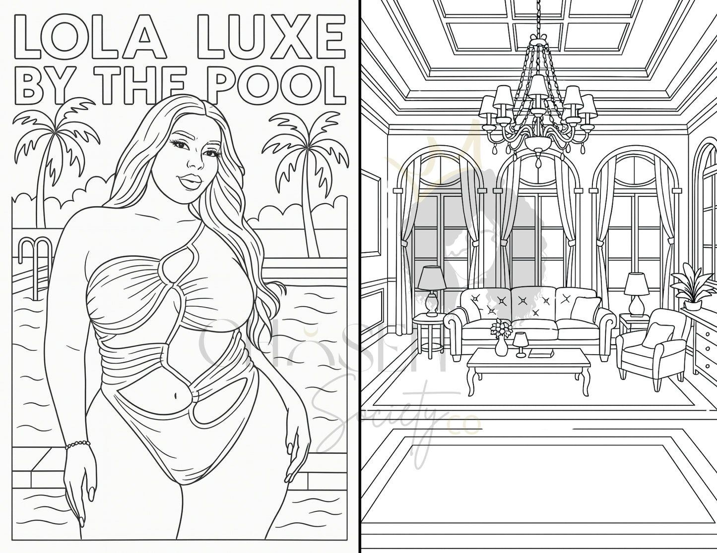 Lola Luxe Coloring Book Printable