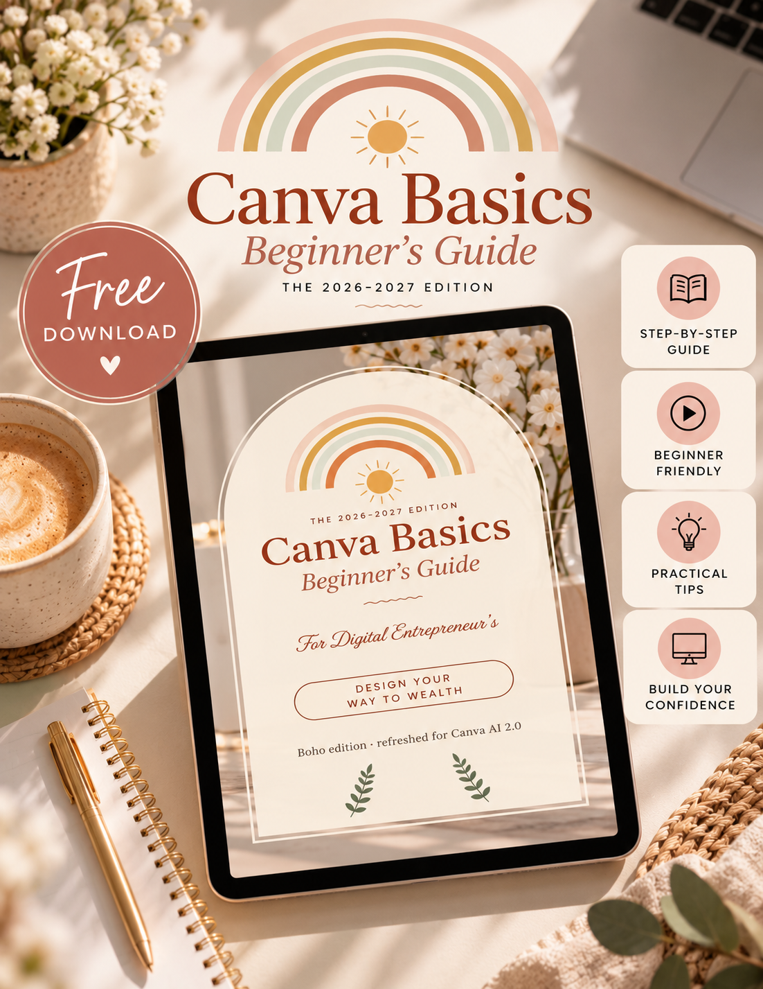 Canva Basics Beginner's Guide | FREE 2026–2027 Edition