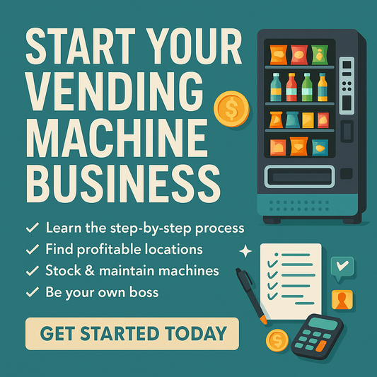 Vending Machine Business Startup Ebook + Tools | Step-by-Step Beginner Guide