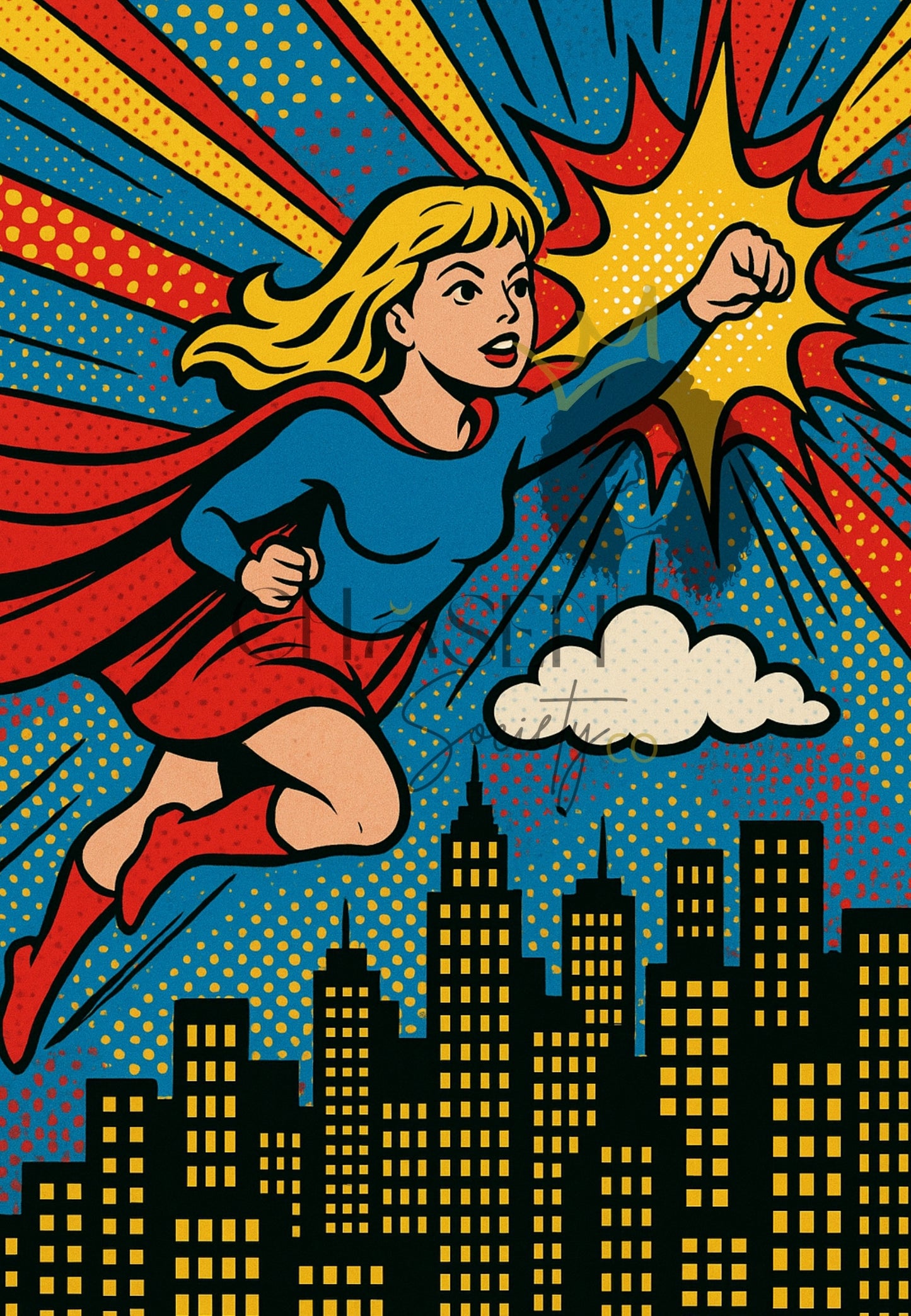 Color Me Powerful – My First Pop Art Superhero Coloring Book ( For Girls Ages 4+) TWO FREE BONUS POSTERS INSIDE!!