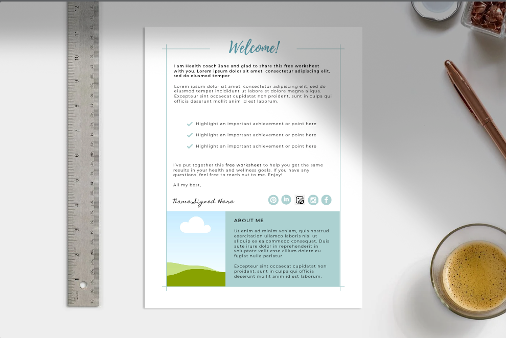 Done-for-You (DFY) Canva Workbook\Journal Template: Plug-and-Play for Your Business!