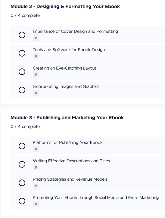 Ebook Writing & Publishing Course + BONUS EBOOK TEMPLATE