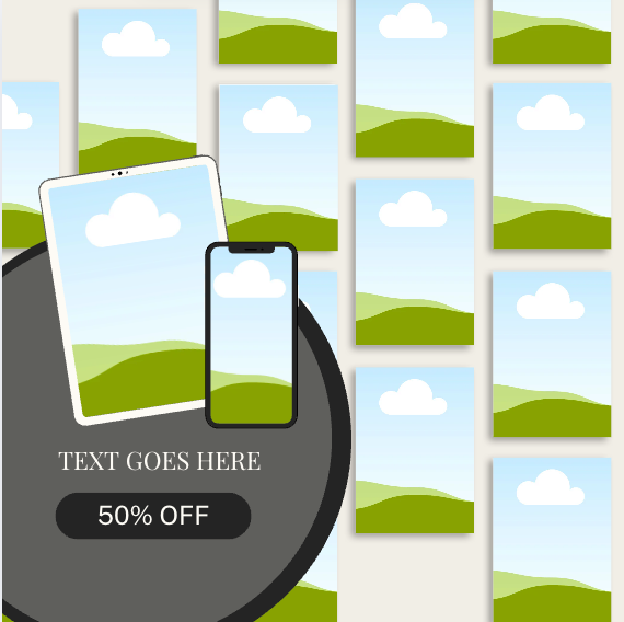 40 Editable PROMO Mockup Templates for Digital Product Sellers