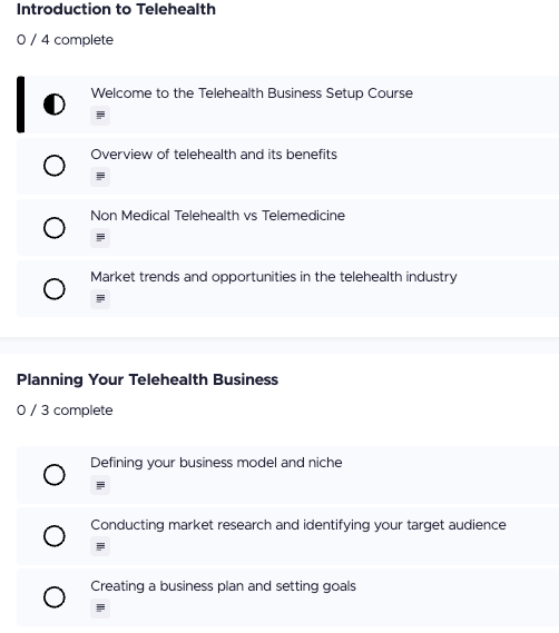 Telehealth Business Setup Course – Launch & Grow Your Virtual Healthcare Service