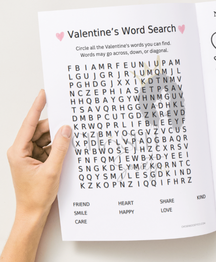 Valentine’s Day Kids Activity Book – 11 Printable Pages (PLR - Rebrand & Resell)