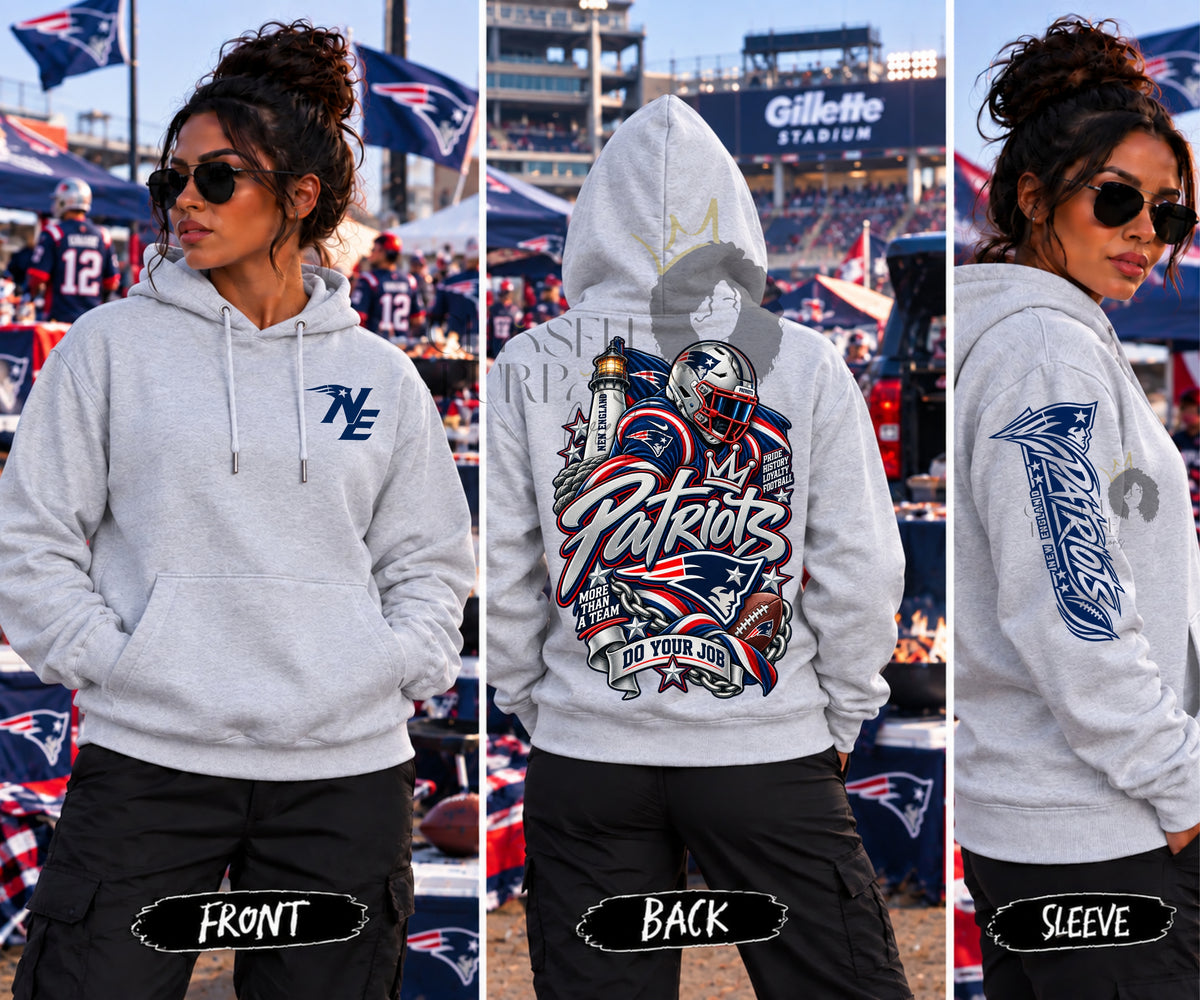 New England Patriots Game Day T-Shirt & Hoodie | Football Fan Apparel