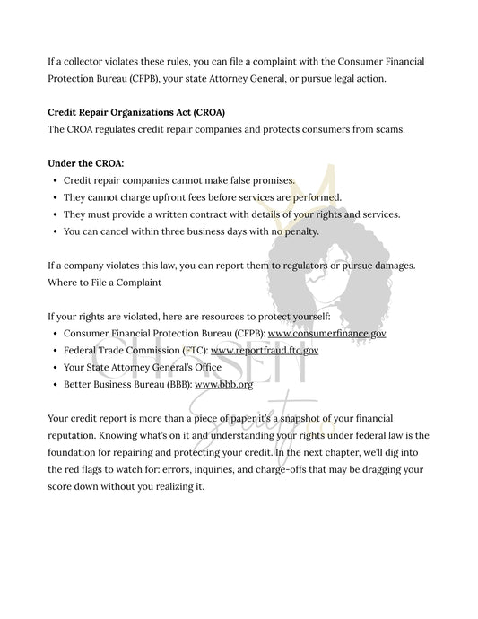 Your Credit Comeback Blueprint + Dispute Letter Toolkit