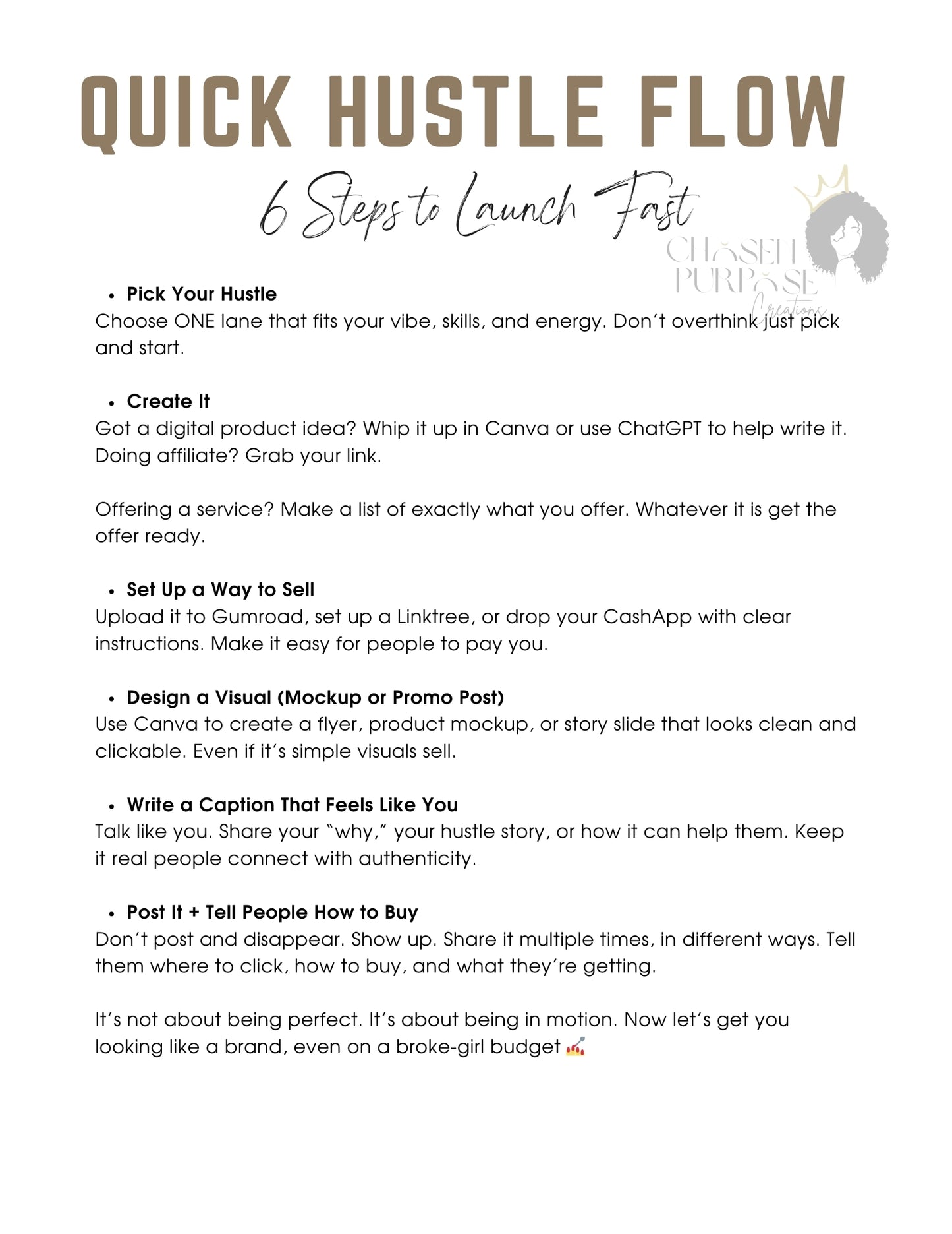 Broke But Brilliant: Digital Hustle Guide with MRR | Start a Money-Making Online Business with No Experience or Budget