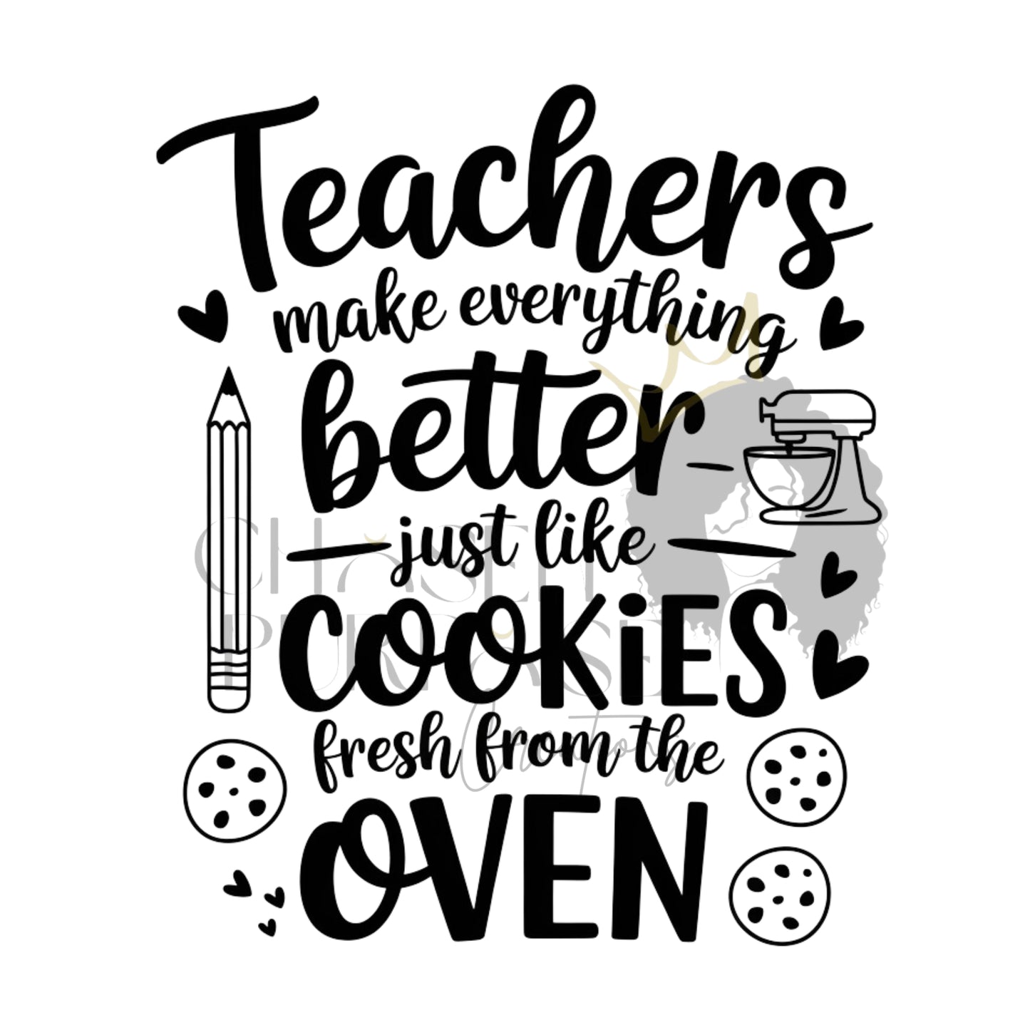 Teacher Baking Quote PNG Bundle | 7 Line Art Designs for Shirts, Gifts & Classroom Crafts | Teacher Appreciation Sublimation & Vinyl