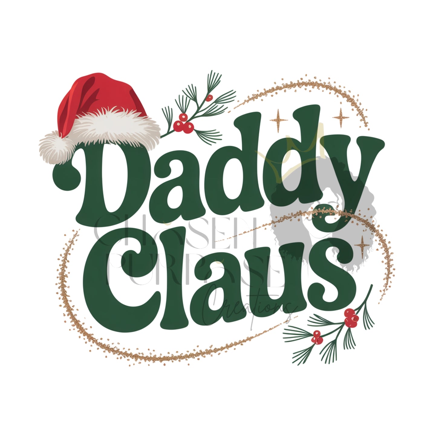 Claus Family Christmas PNG Bundle | Mama, Daddy, Sister, Brother & Baby Designs for DTF & Sublimation | Matching Holiday Shirt Set