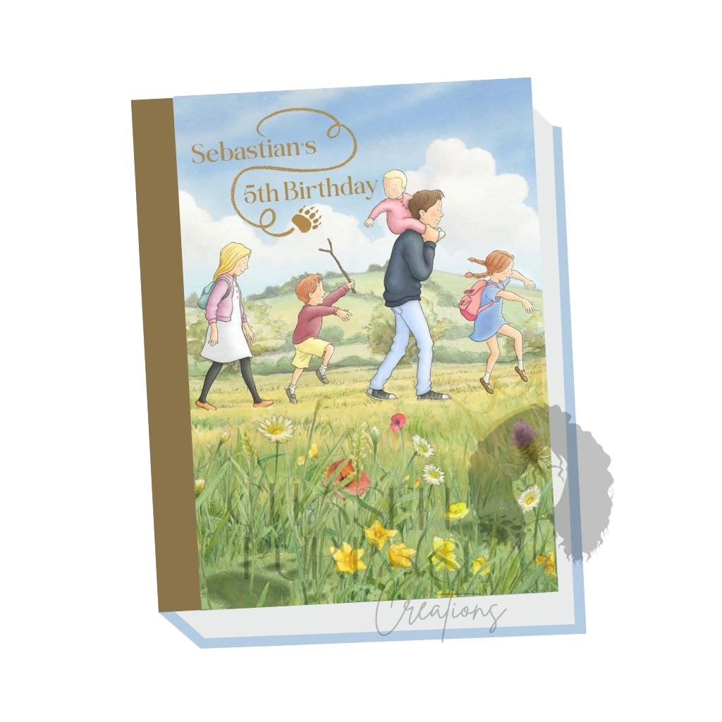 We’re Going on a Bear Hunt Birthday Invitation & Clip Art Bundle | Canva Editable Party Set