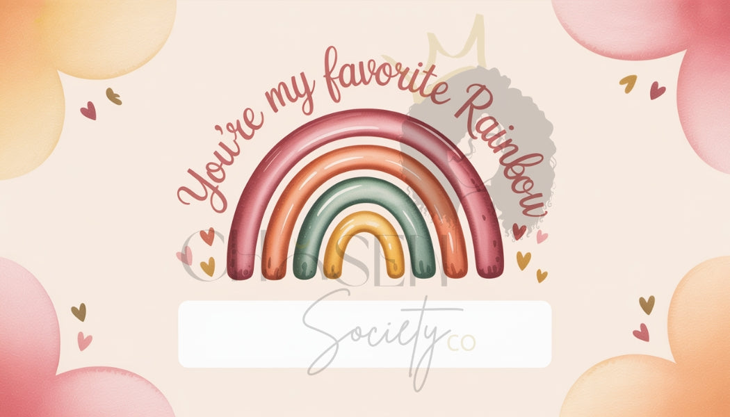 Boho Valentine’s Day Card Creator Pack | 30 Kid-Friendly Prompts + 12 Pre-Made Printable Set | Pastel Rainbows, Hearts & Flowers