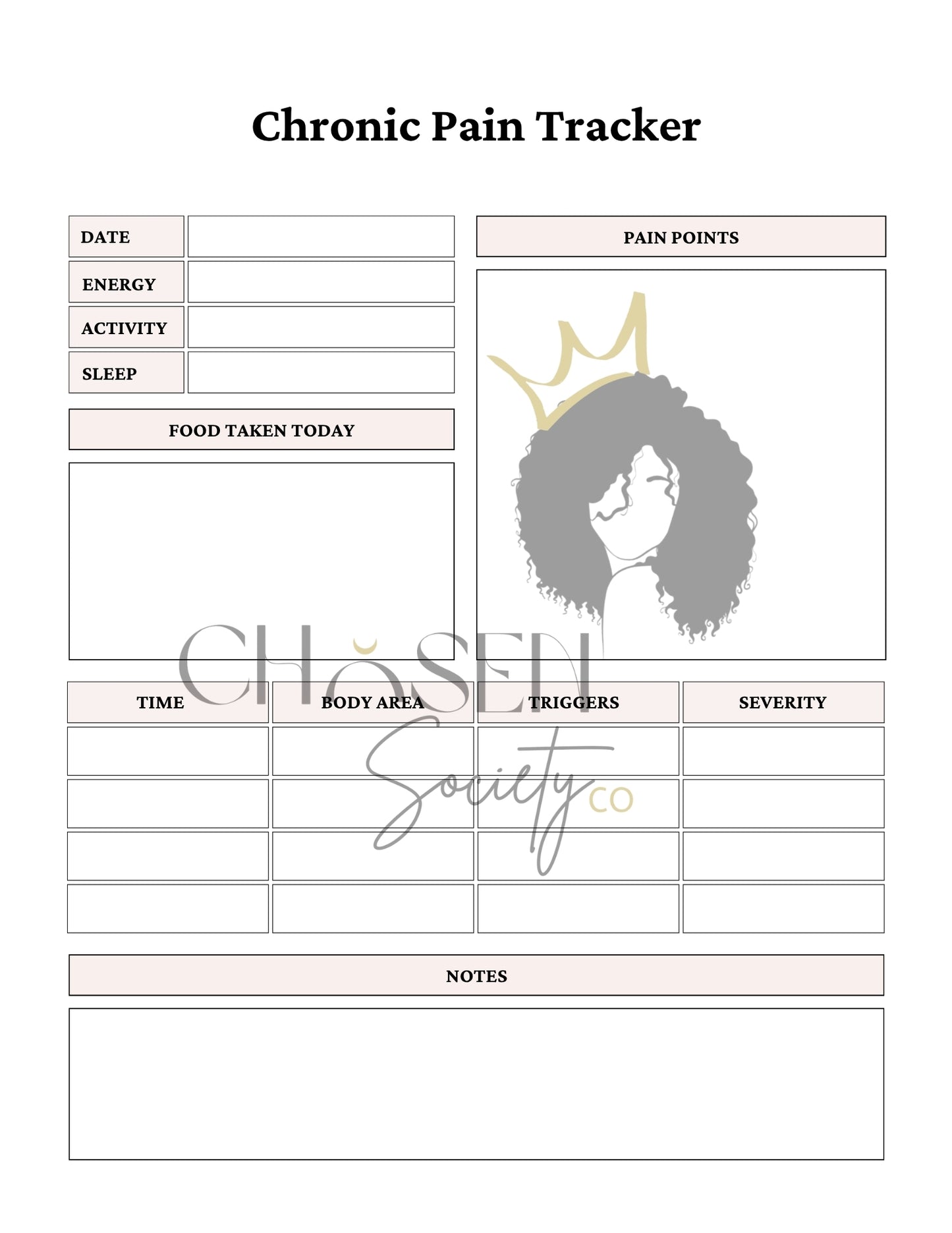 Client Documentation Planner for CNAs, PCAs & HHAs (Editable Canva Template, PLR)