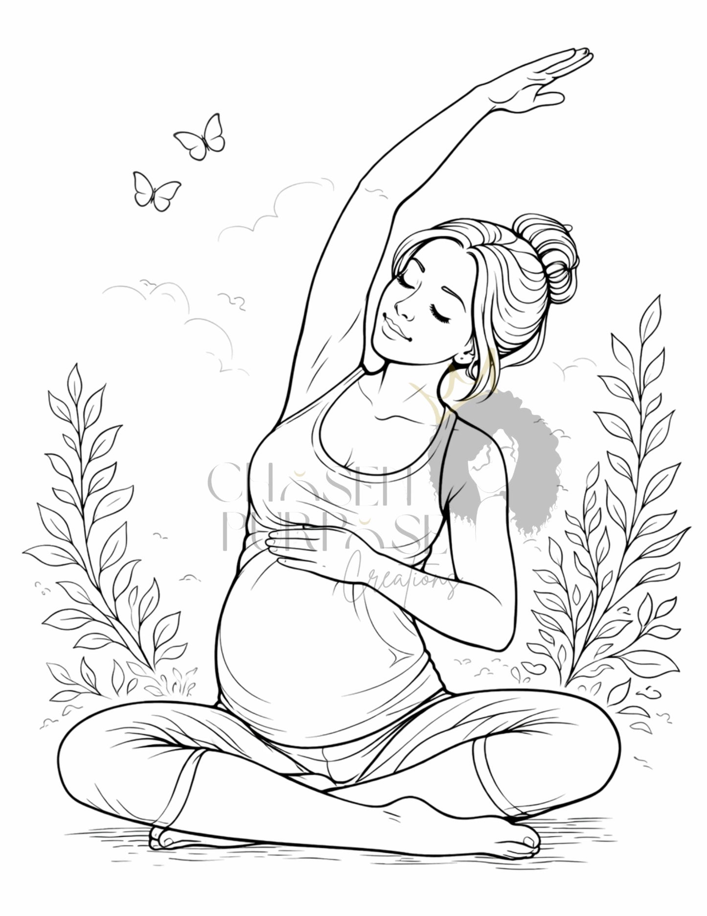 My Pregnancy PLR Bundle – Pregnancy Coloring Book, Journal & Baby Memory Book (Canva Templates)
