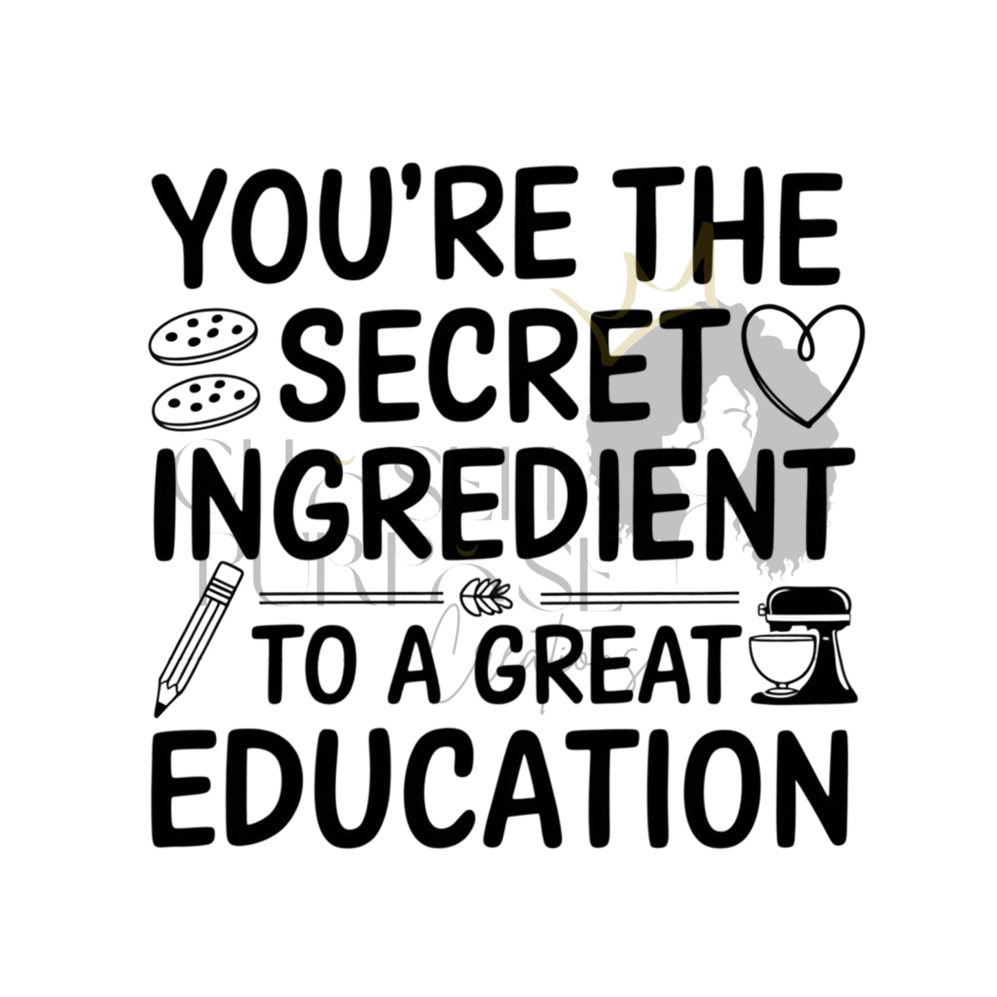 Teacher Baking Quote PNG Bundle | 7 Line Art Designs for Shirts, Gifts & Classroom Crafts | Teacher Appreciation Sublimation & Vinyl