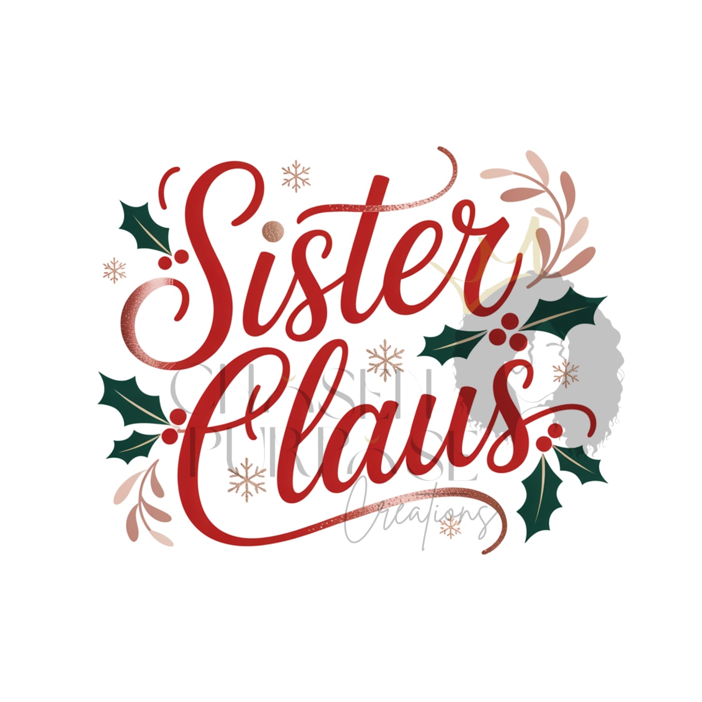 Claus Family Christmas PNG Bundle | Mama, Daddy, Sister, Brother & Baby Designs for DTF & Sublimation | Matching Holiday Shirt Set