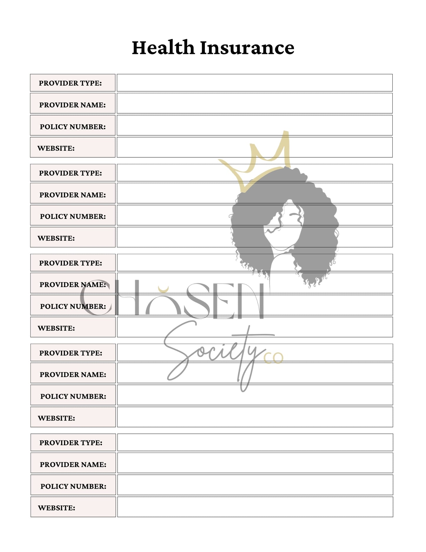 Client Documentation Planner for CNAs, PCAs & HHAs (Editable Canva Template, PLR)
