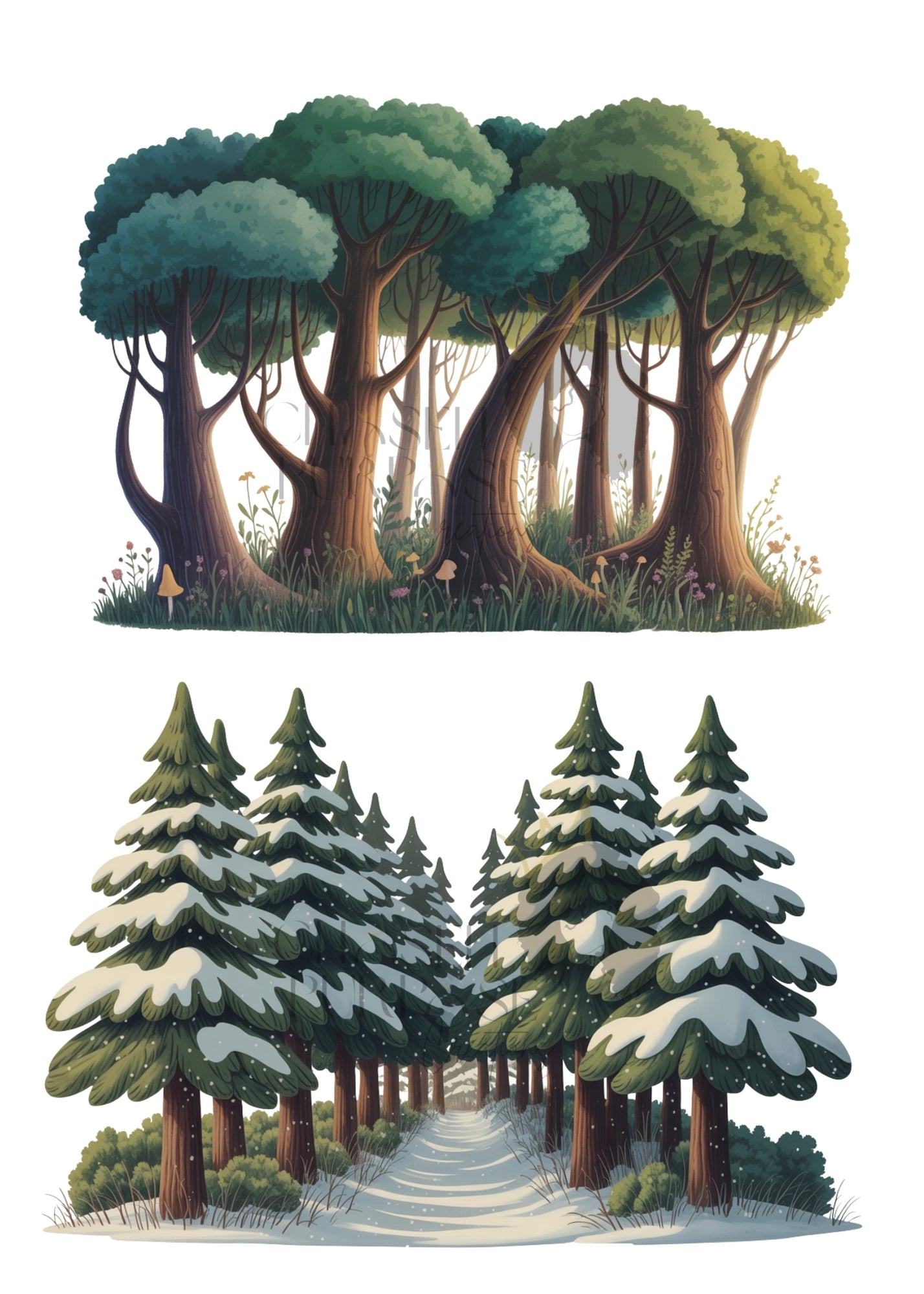 We’re Going on a Bear Hunt Birthday Invitation & Clip Art Bundle | Canva Editable Party Set