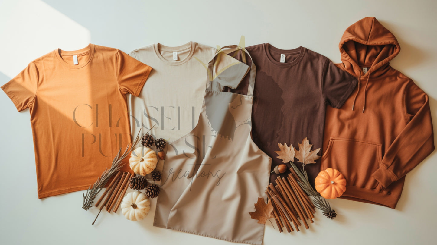 60 Mixed Apparel Mockup Bundle | Adults, Kids, Totes & Hats | All Seasons | High-Quality Stock Images – Ditch Paid Mockup Platforms!