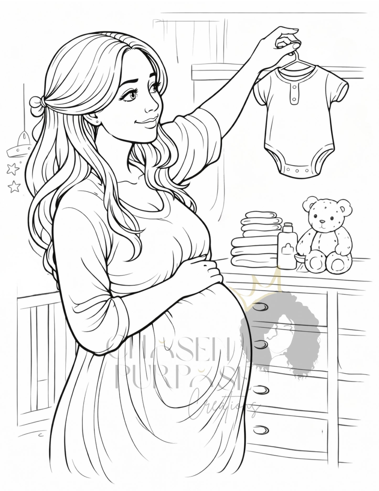 My Pregnancy PLR Bundle – Pregnancy Coloring Book, Journal & Baby Memory Book (Canva Templates)