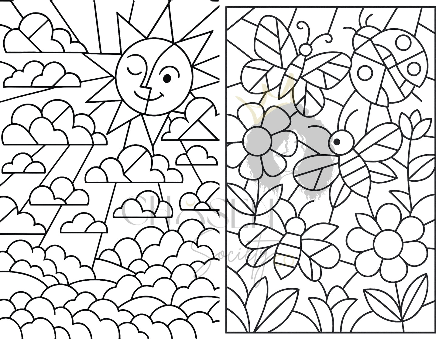 Color Like Picasso: Wild World – Kids Nature Coloring Book | Abstract Animals & Outdoors