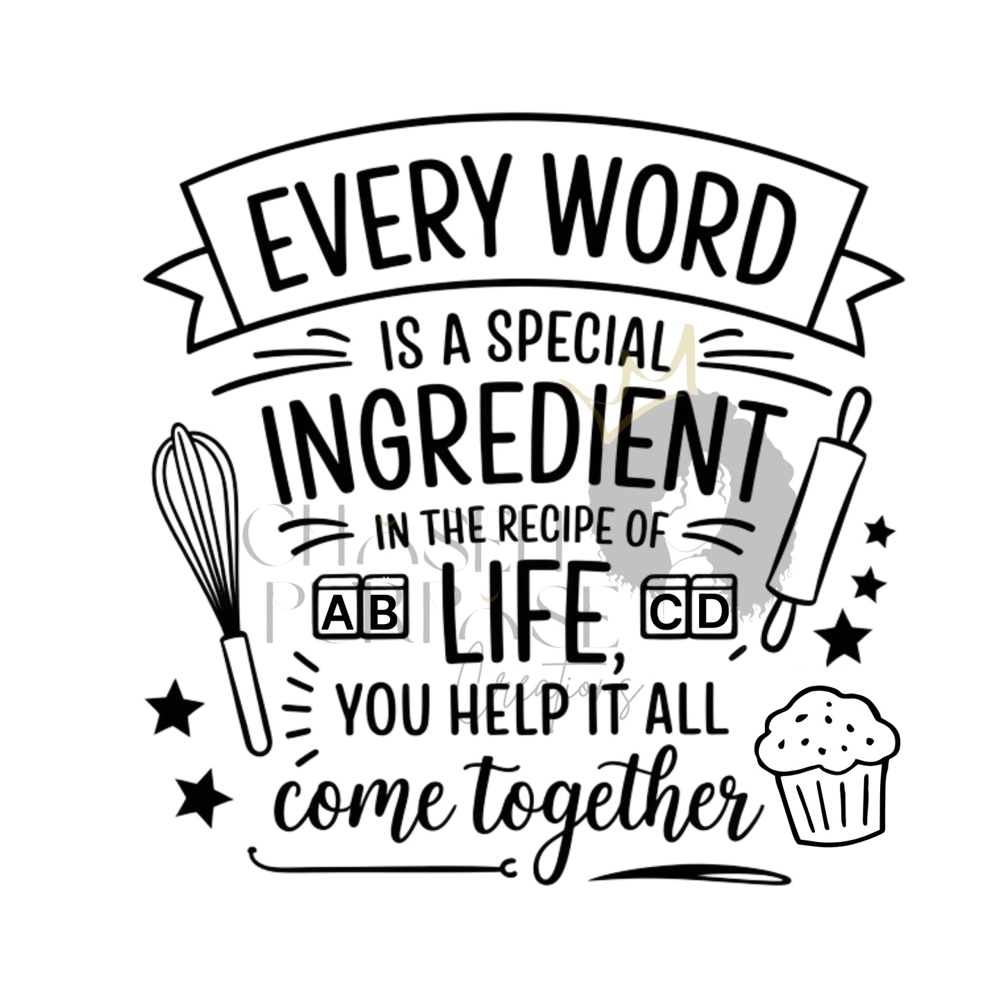 Teacher Baking Quote PNG Bundle | 7 Line Art Designs for Shirts, Gifts & Classroom Crafts | Teacher Appreciation Sublimation & Vinyl
