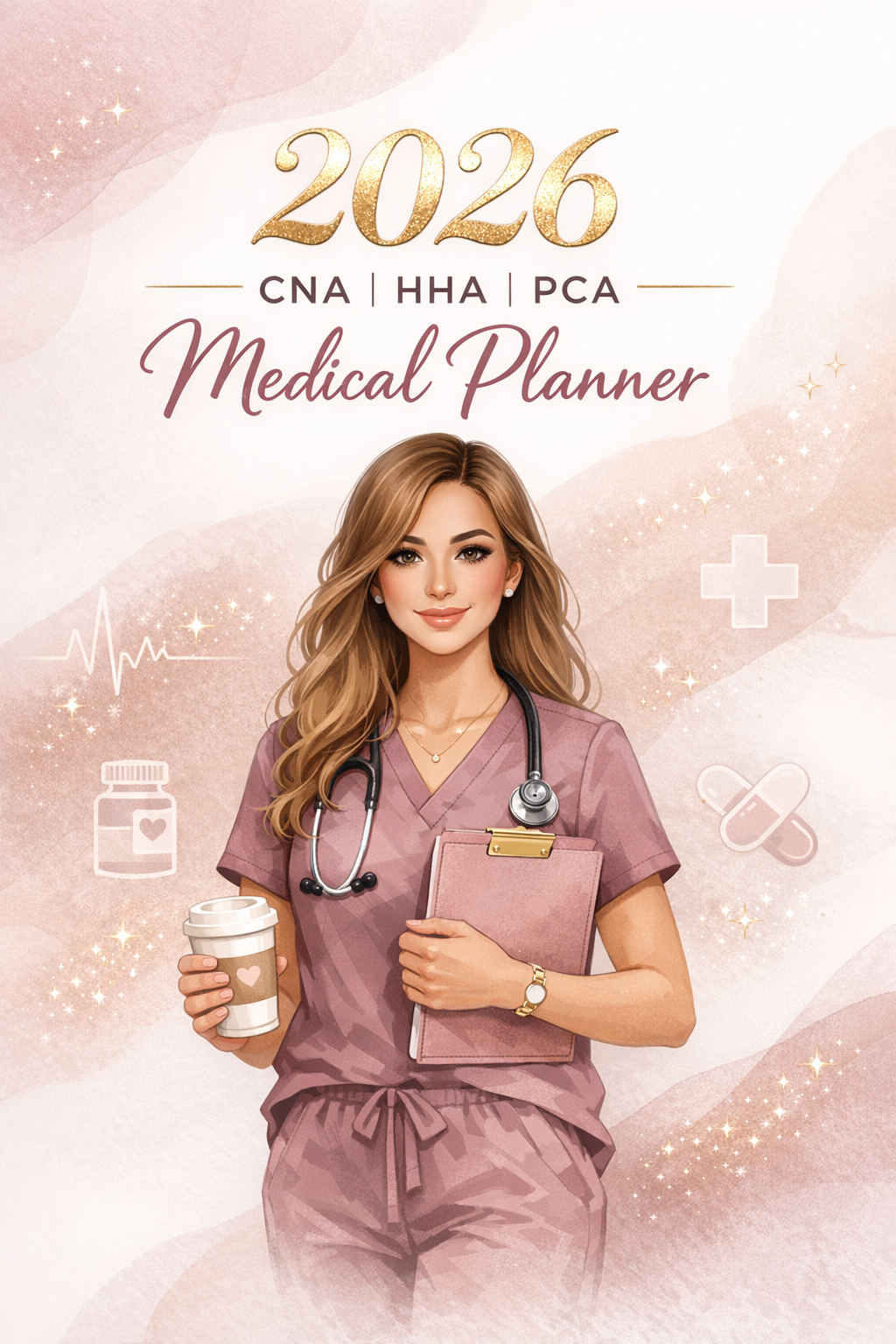 Client Documentation Planner for CNAs, PCAs & HHAs (Editable Canva Template, PLR)