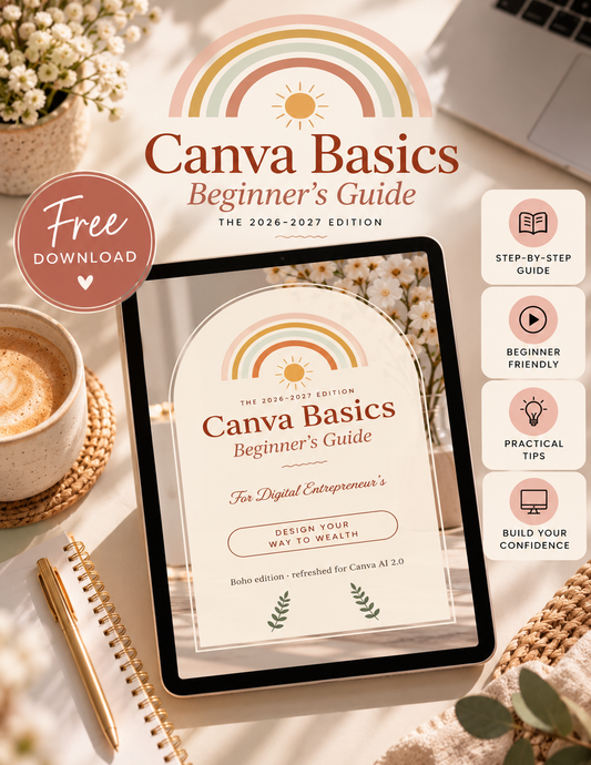 Canva Basics Beginner's Guide | FREE 2026–2027 Edition