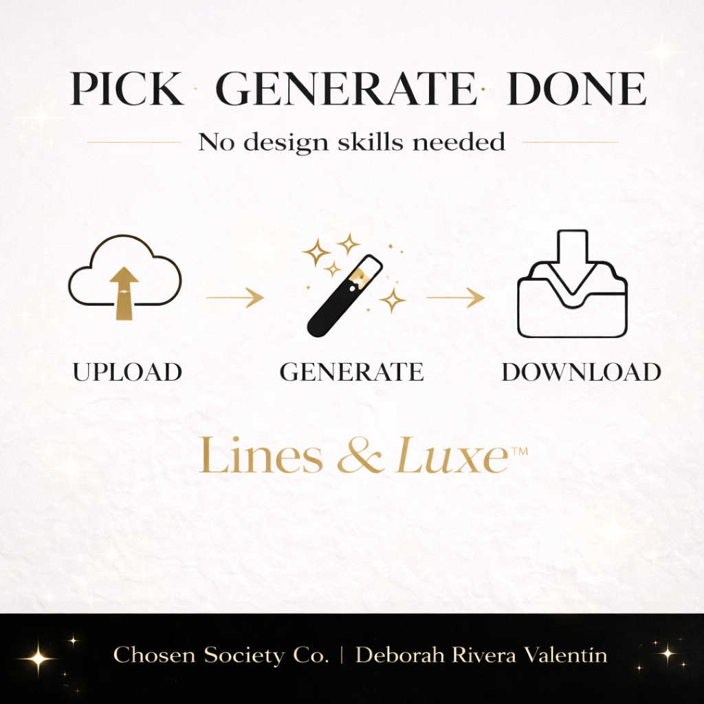 Lines & Luxe™ | Custom Coloring Pages, Photo to Coloring Page & KDP Design Tool