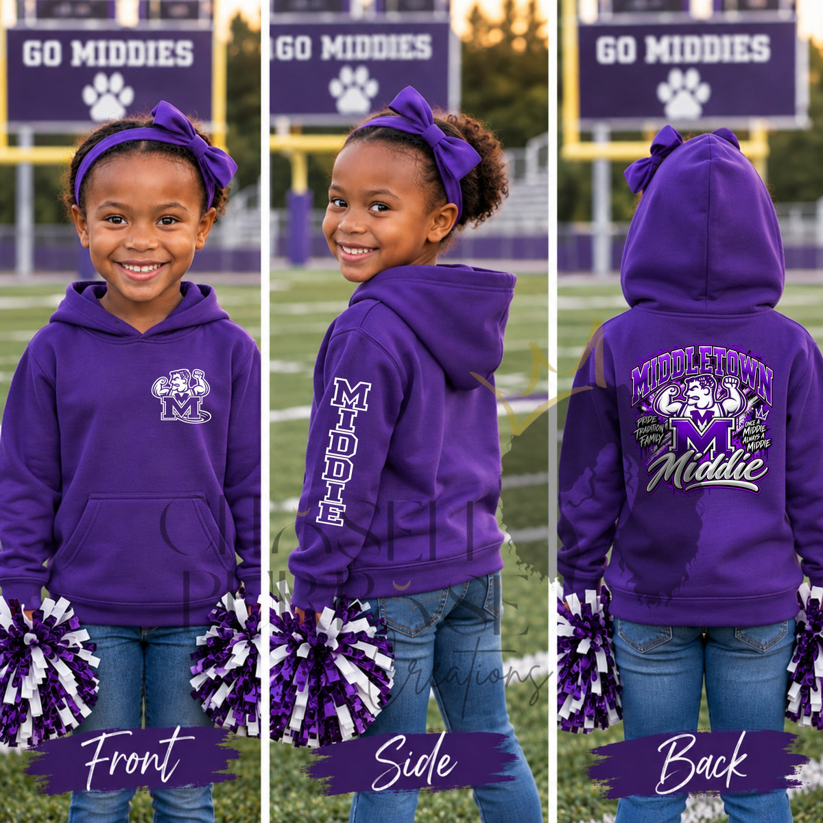 Middletown Middies Spirit Wear | T-Shirt & Hoodie