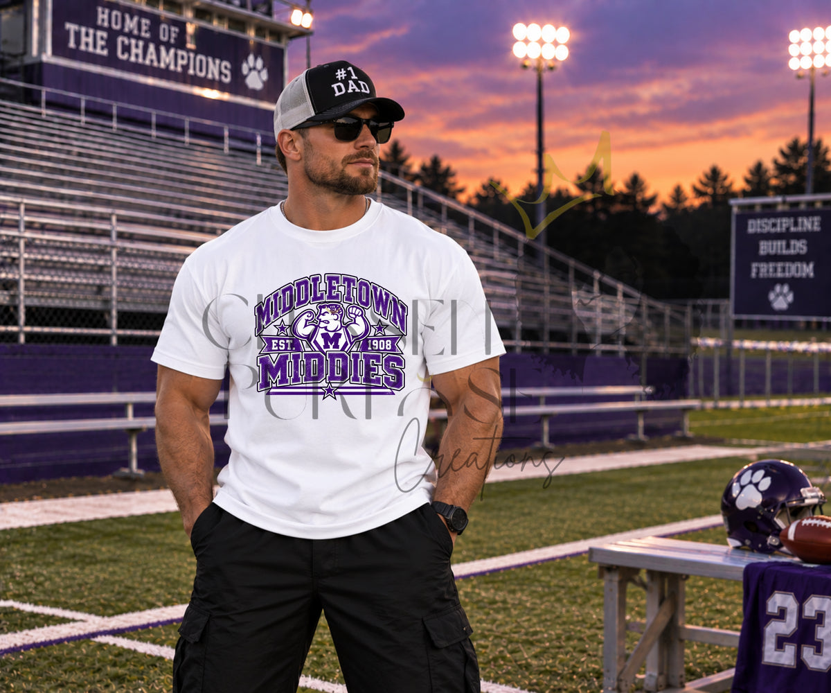 Middletown Middies Spirit Wear | T-Shirt & Hoodie