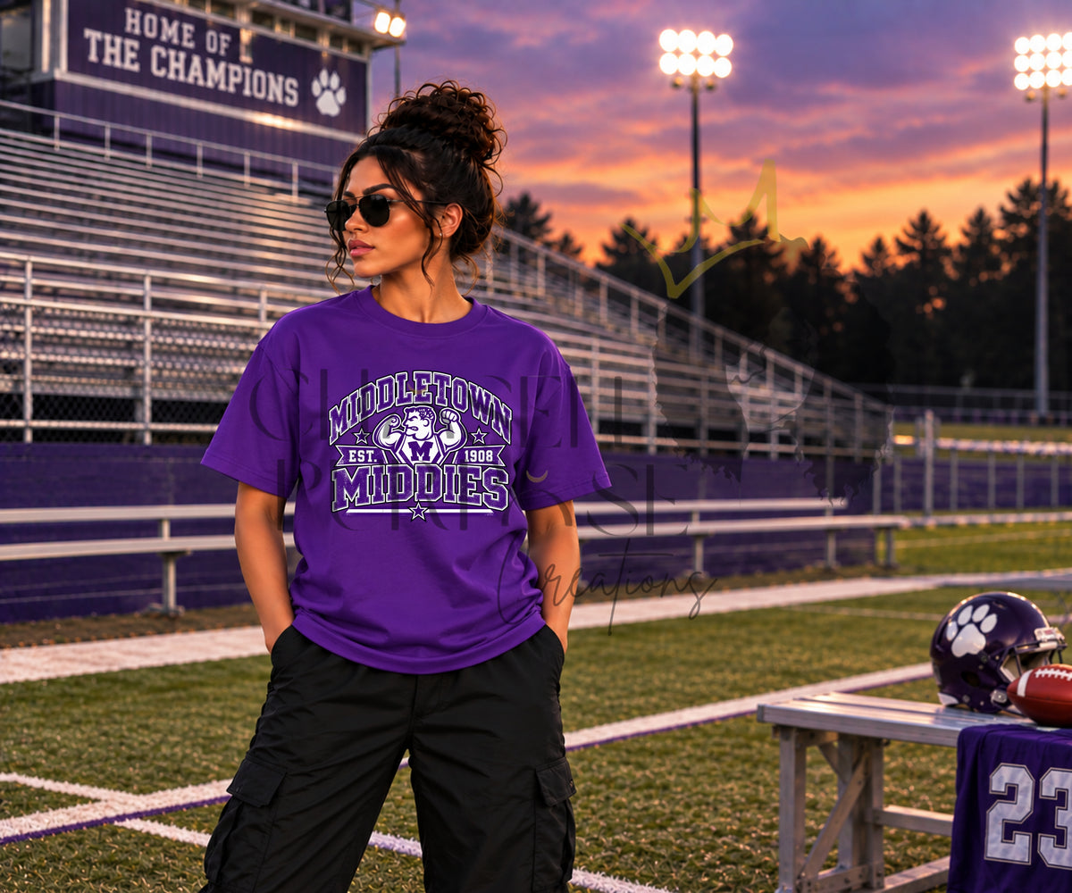 Middletown Middies Spirit Wear | T-Shirt & Hoodie