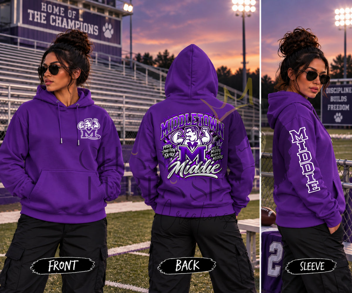 Middletown Middies Spirit Wear | T-Shirt & Hoodie