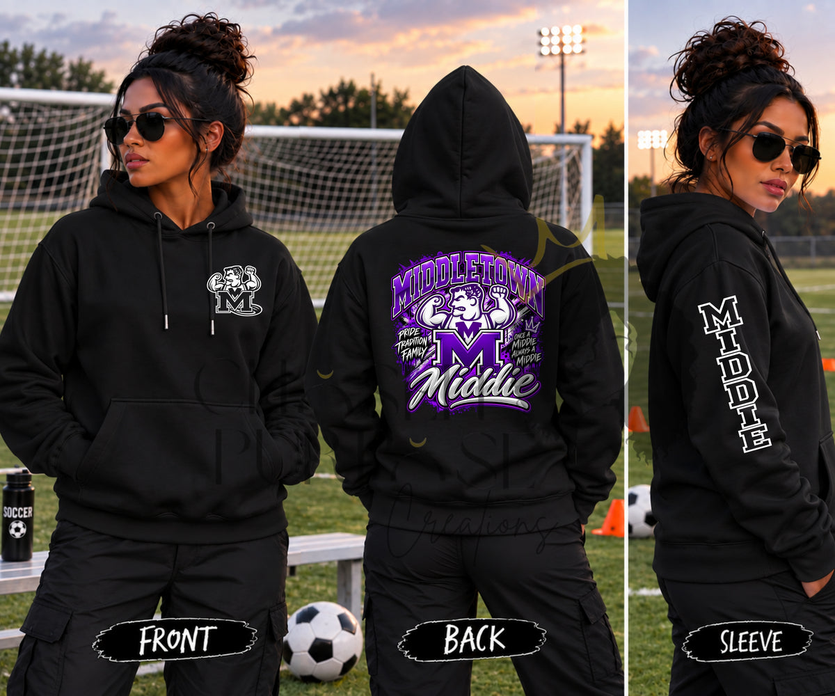 Middletown Middies Spirit Wear | T-Shirt & Hoodie