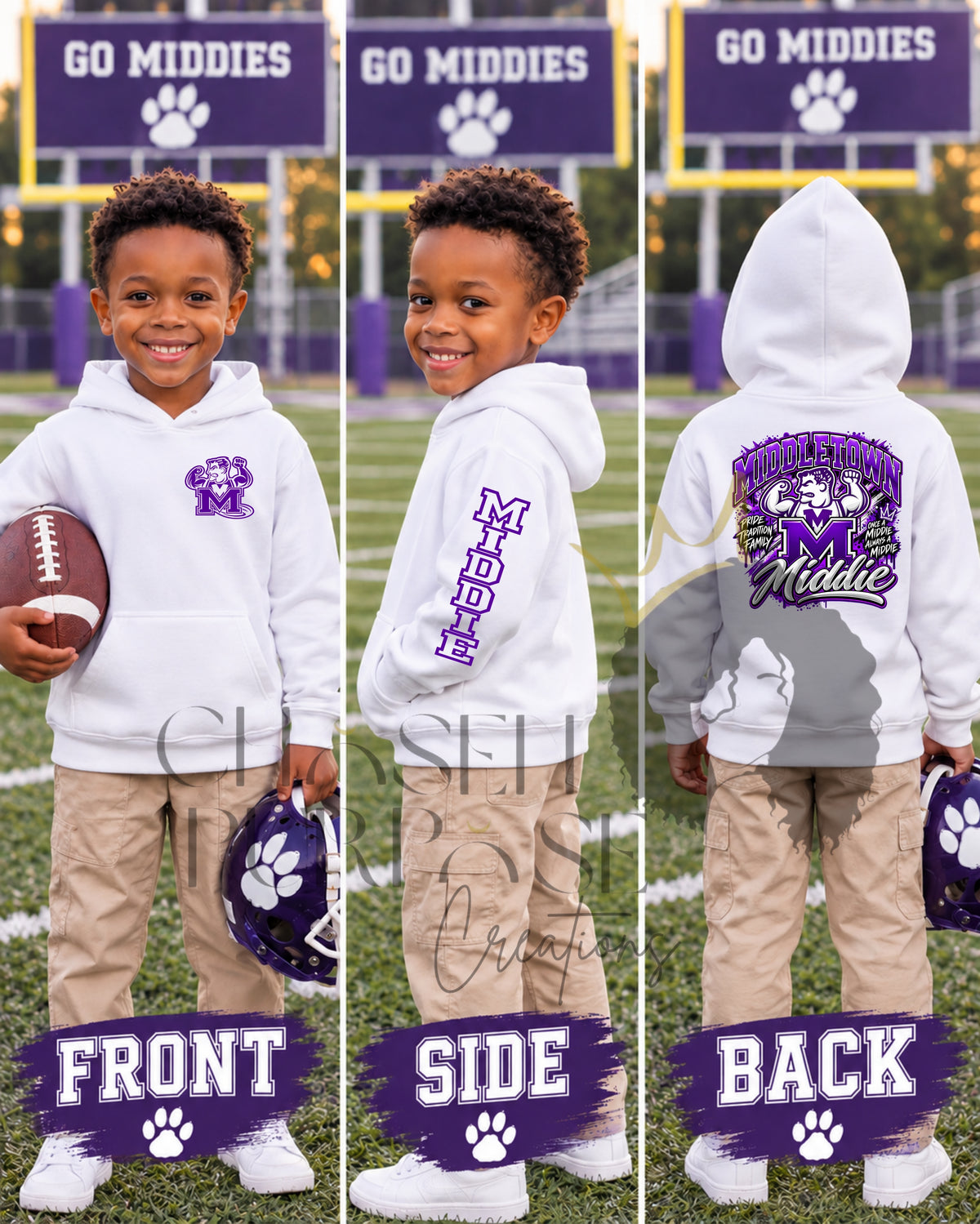 Middletown Middies Spirit Wear | T-Shirt & Hoodie