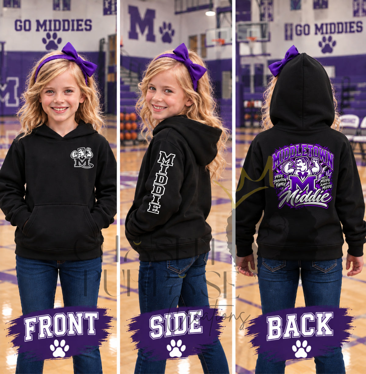 Middletown Middies Spirit Wear | T-Shirt & Hoodie