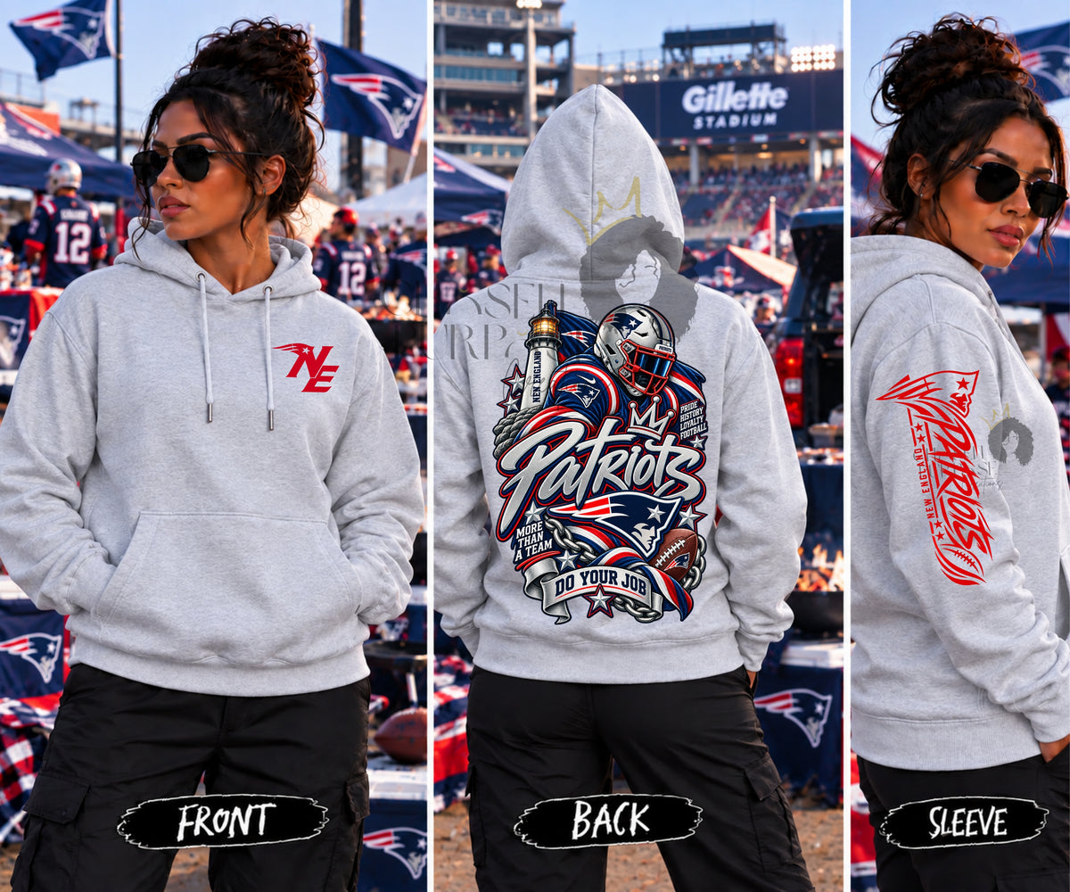 New England Patriots Game Day T-Shirt & Hoodie | Football Fan Apparel