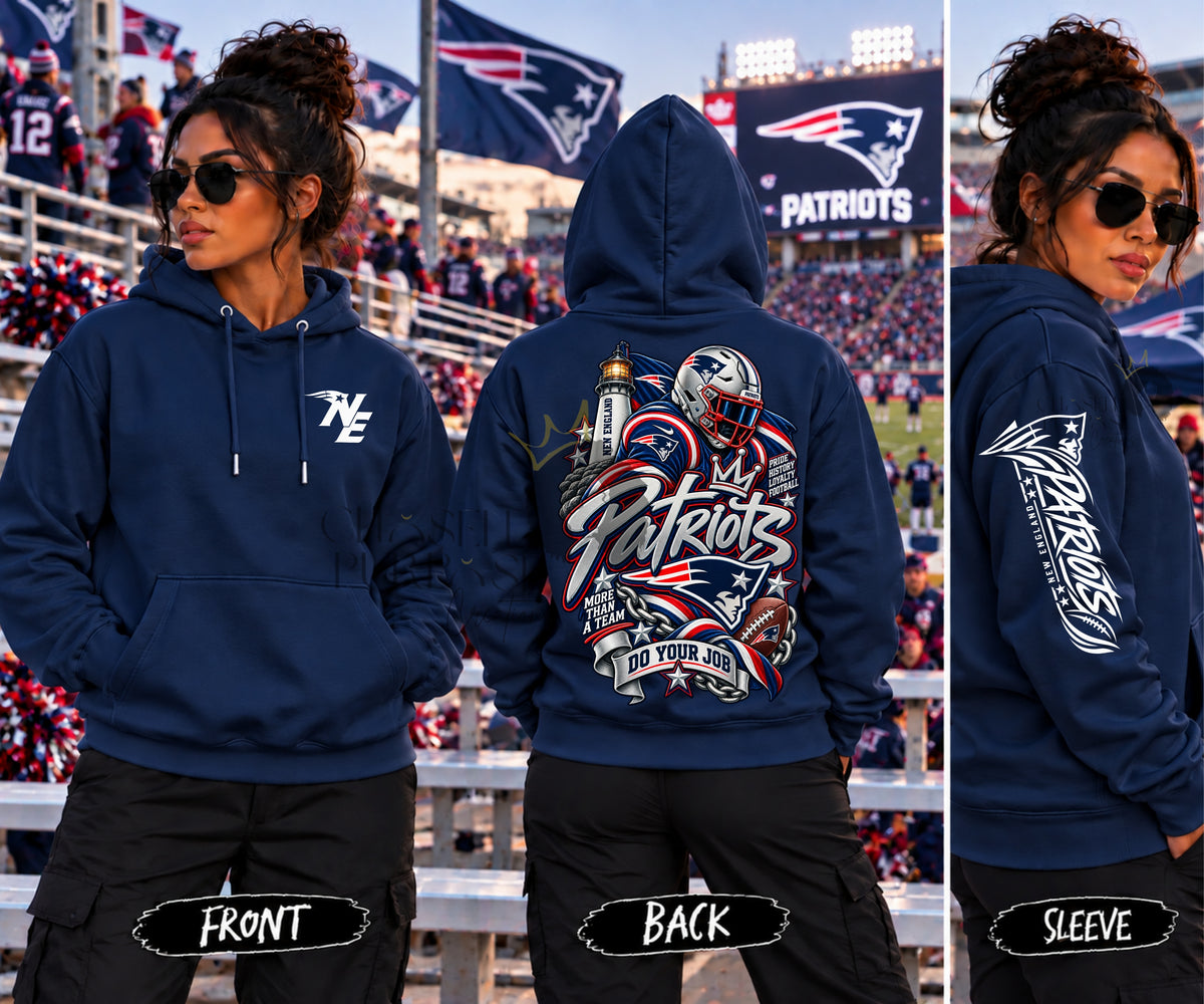 New England Patriots Game Day T-Shirt & Hoodie | Football Fan Apparel