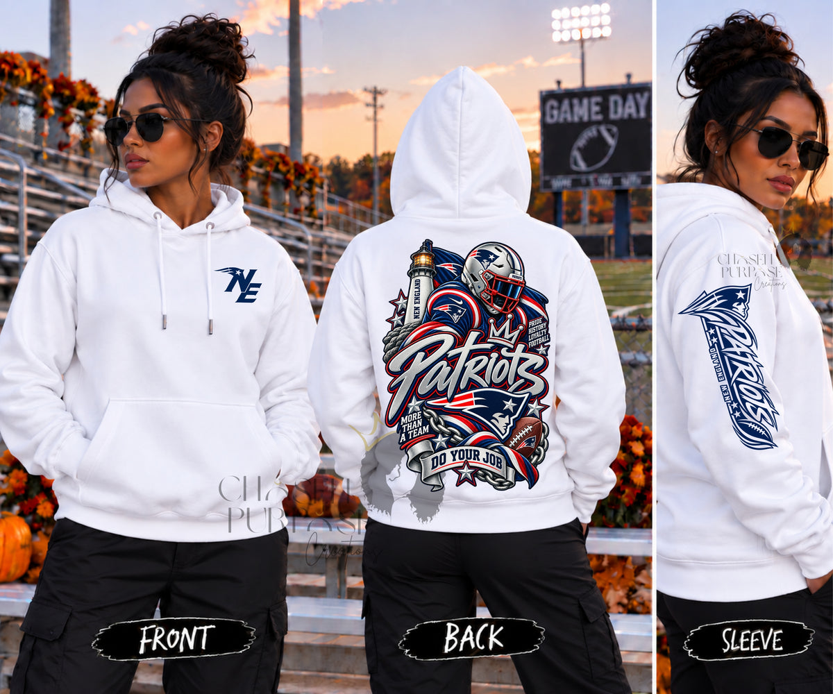 New England Patriots Game Day T-Shirt & Hoodie | Football Fan Apparel
