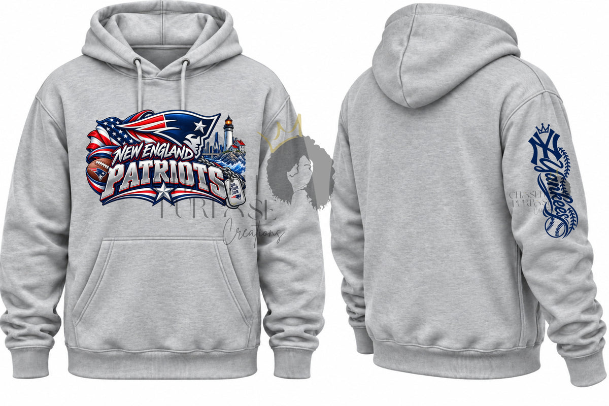 New England Patriots Game Day T-Shirt & Hoodie | Football Fan Apparel