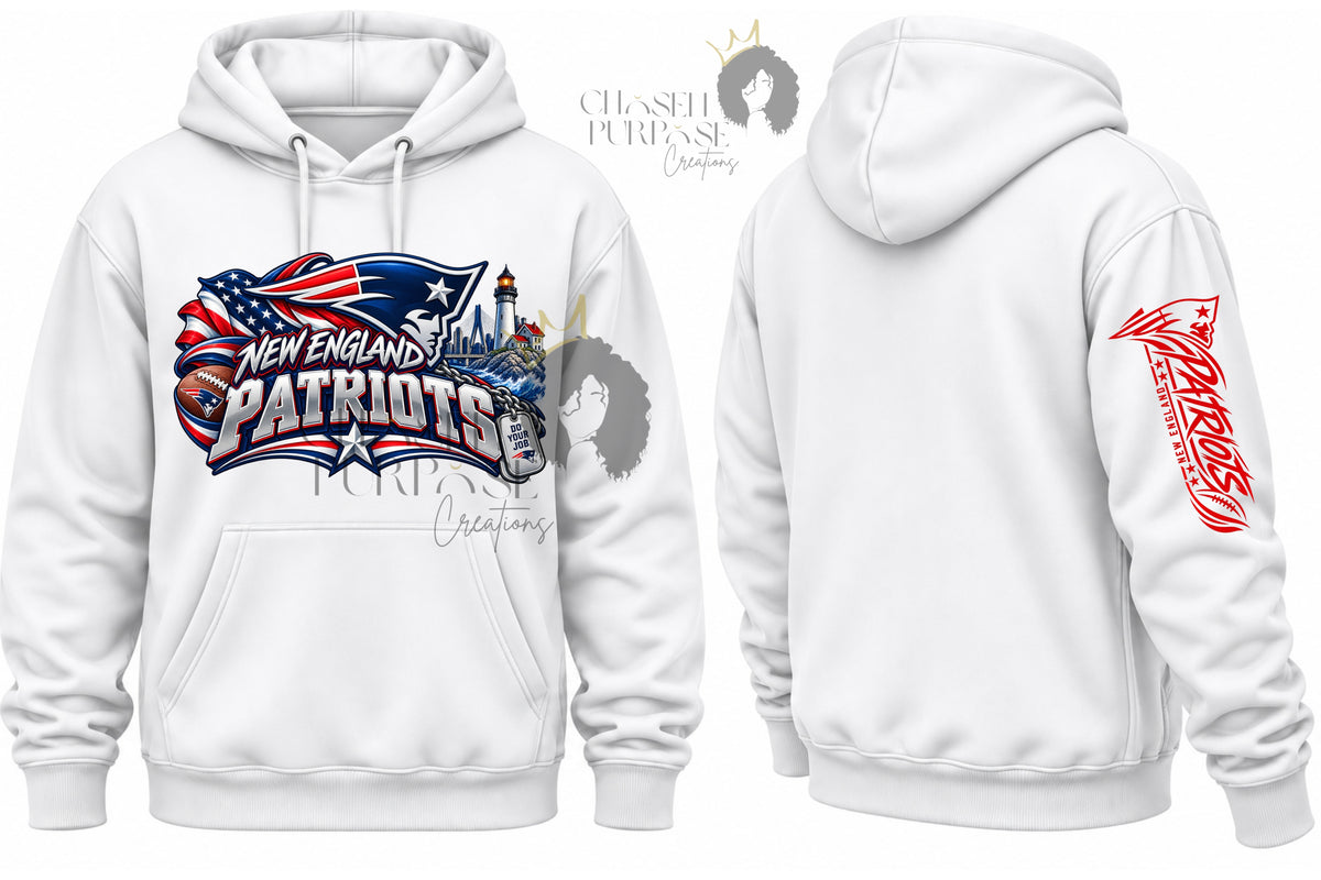 New England Patriots Game Day T-Shirt & Hoodie | Football Fan Apparel