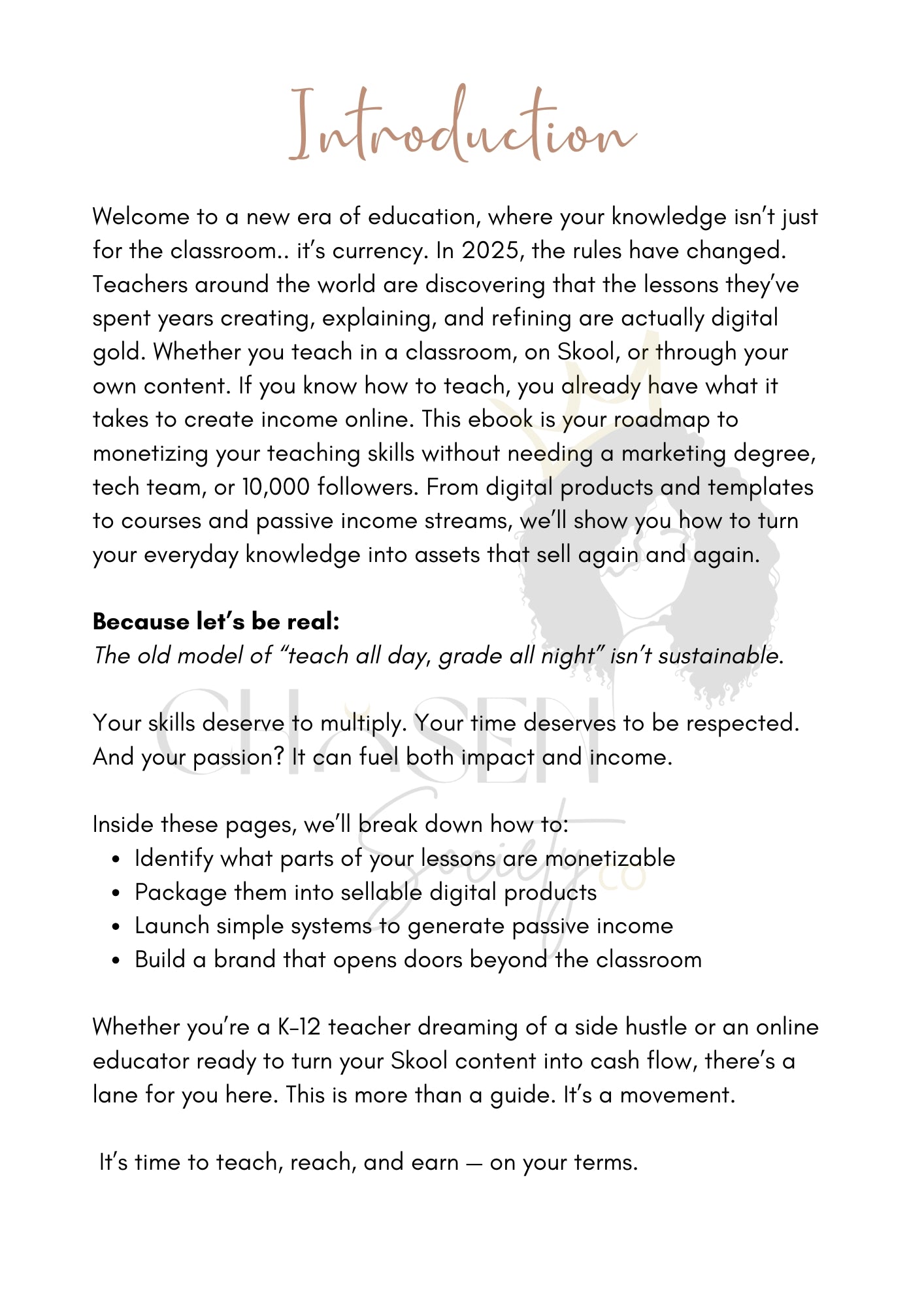 From Classroom to Clicks: A Teacher’s Guide to Selling What You Know