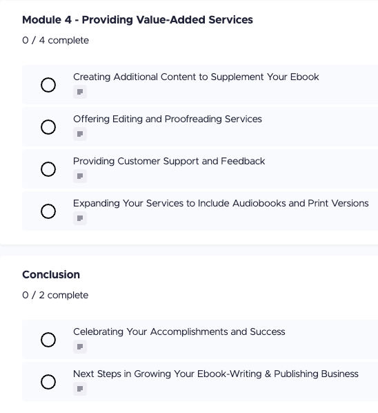 Ebook Writing & Publishing Course + BONUS EBOOK TEMPLATE