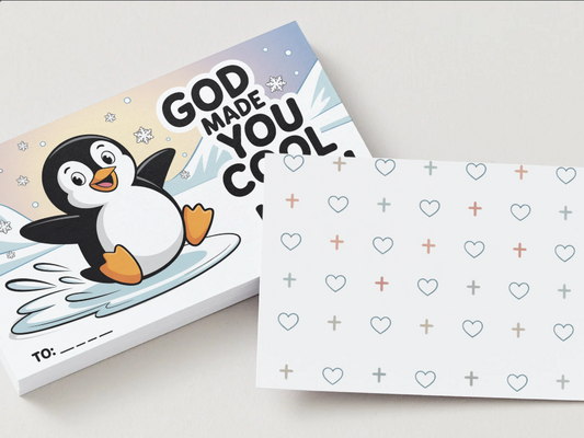 12 Christian Kids Valentine’s Day Cards + Printable Back Patterns | Faith-Themed Classroom Cards for Kids | Instant JPG Download