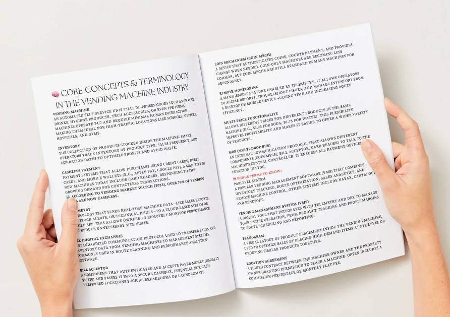 Vending Machine Business Startup Ebook + Tools | Step-by-Step Beginner Guide