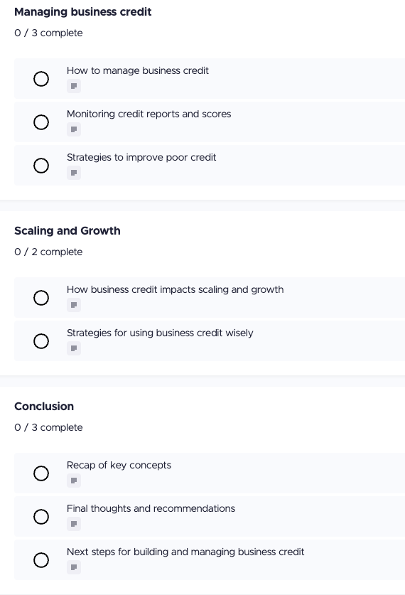 Business Credit Mastery: Build Business Credit Like a Pro (Teachable Course)