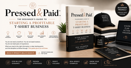 Beginner’s Guide to Starting a Profitable T-Shirt Business – Pressed & Paid™ PDF